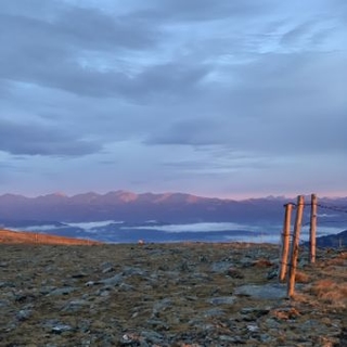 Blick vom Speikkogel auf die umliegende Landschaft.