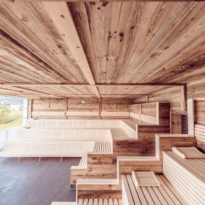 Blick in die Stubalmsauna.